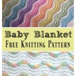 Feather and Fan Rainbow Baby Blanket Free Knitting Pattern