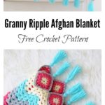Granny Ripple Afghan Blanket Free Crochet Pattern
