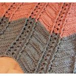 Shell and Post Stitch Ripple Afghan Free Crochet Pattern