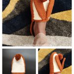 Adults Bunny Slippers Free Crochet Pattern