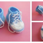 Baby Converse Booties Free Crochet Pattern