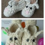 Bunny Slippers Free Crochet Pattern