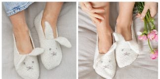 Bunny Slippers Free Crochet Pattern