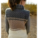 Cowl Sweater Vest Free Crochet Pattern