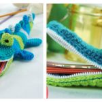 Crocodile Pencil Case Free Crochet Pattern