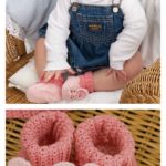 Cute Bunny Baby Hat and Booties Free Crochet Pattern