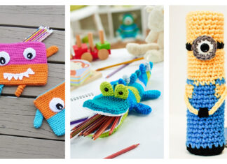 Fun Pencil Case Free Crochet Patterns