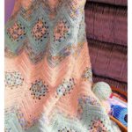 Grannies and Ripples Afghan Blanket Free Crochet Pattern