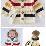 Hudson’s Bay Baby Sweater Free Crochet Pattern