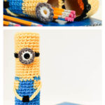 Minion Pencil Case Free Crochet Pattern