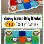 Monkey Around Baby Blanket Free Crochet Pattern