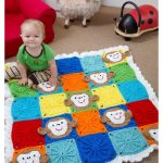 Monkey Around Baby Blanket Free Crochet Pattern