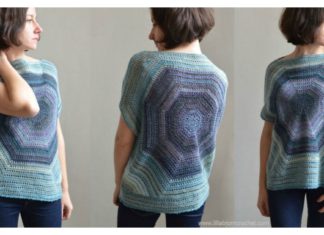 Octagon Pullover Sweater Free Crochet Pattern