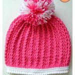 Ribbed Kids Hat Free Crochet Pattern