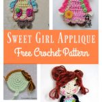 Sweet Girl Applique Free Crochet Pattern