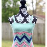 Women’s Chevron Tank Top Free Crochet Pattern