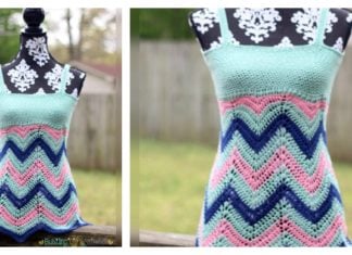 Women’s Chevron Tank Top Free Crochet Pattern