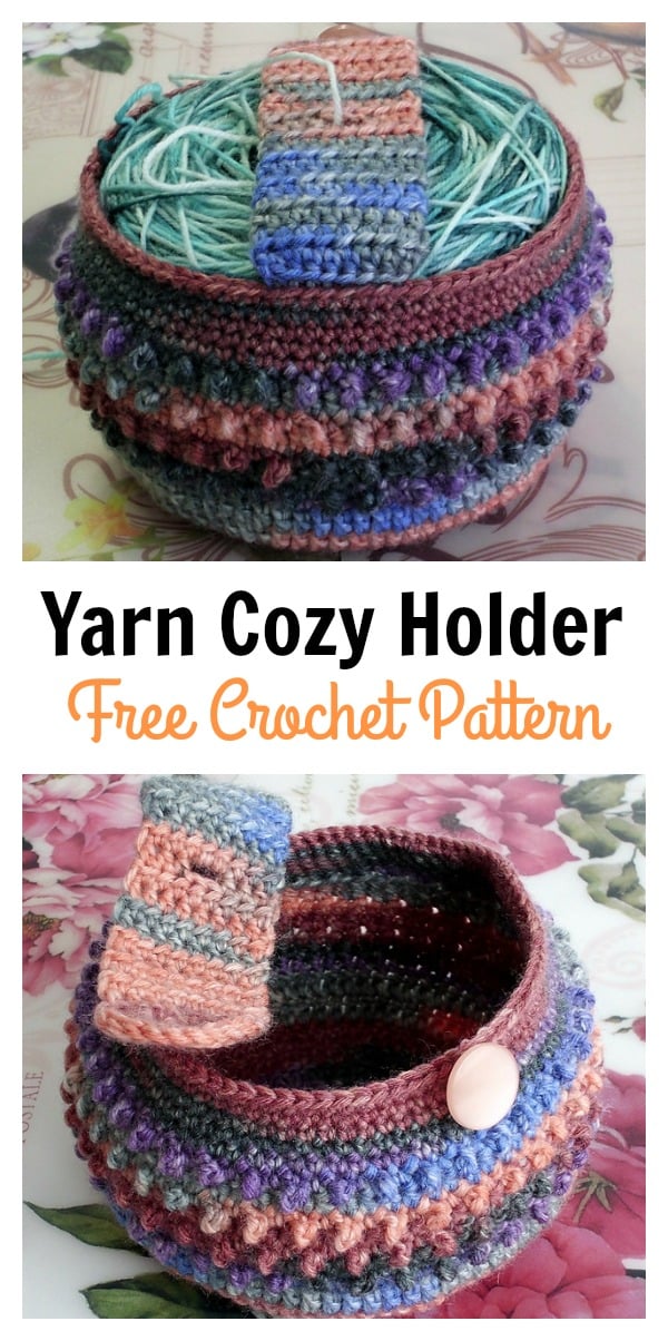 Yarn Cozy Holder Free Crochet Pattern