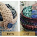 Yarn Cozy Holder Free Knitting and Crochet Pattern