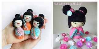 Amigurumi Kokeshi Doll Free Crochet Pattern
