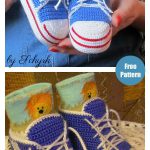 Baby Sneakers Free Crochet Pattern