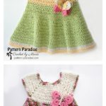 Butterfly Kisses Baby Dress Free Crochet Pattern