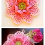 Calla Lily Flower Potholder Free Crochet Pattern