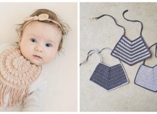 Cute Baby Bib Free Crochet Pattern