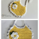 Daisy Baby Bib Free Crochet Pattern