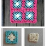 Four Square Granny Square Free Crochet Pattern