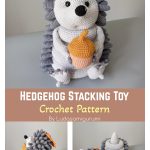 Hedgehog Stacking Toy Crochet Pattern