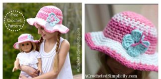 Kids Linen Stitch Sun Hat Free Crochet Pattern