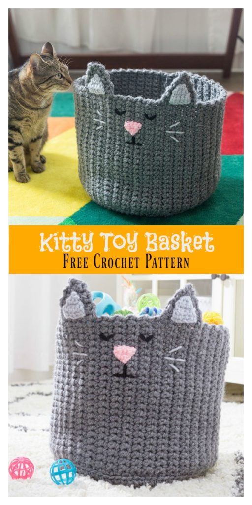 personalized cat toy basket