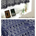 Lace Tier Curtain Free Crochet Pattern