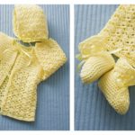 Lemon Drops Baby Set Free Crochet Pattern