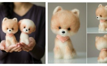 Little Fluffy Dog Amigurumi Free Crochet Pattern