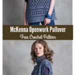 McKenna Openwork Pullover Free Crochet Pattern