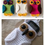 Owl Cell Phone Cozy Free Crochet Pattern