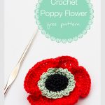 Poppy Flower Free Crochet Pattern