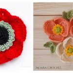 Poppy Flower Free Crochet Pattern