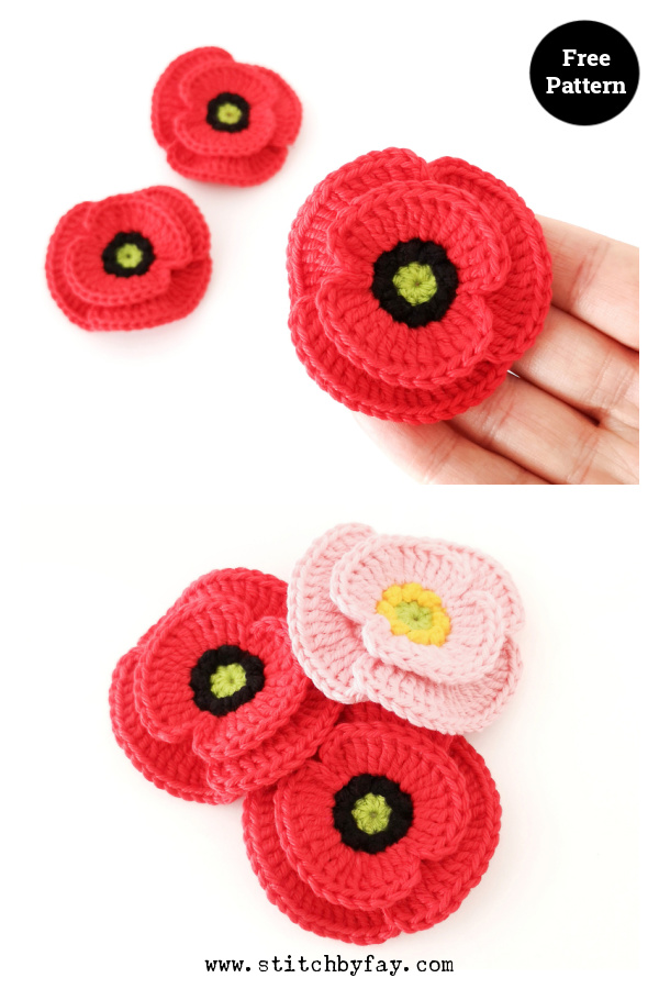 Poppy Free Crochet Pattern