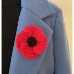 Poppy with Four Petals Free Crochet Pattern