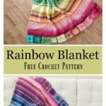 Rainbow Blanket Free Crochet Pattern