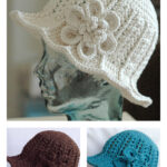 Ridge Sun Hat Free Crochet Pattern