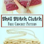 Shell Stitch Clutch Free Crochet Pattern