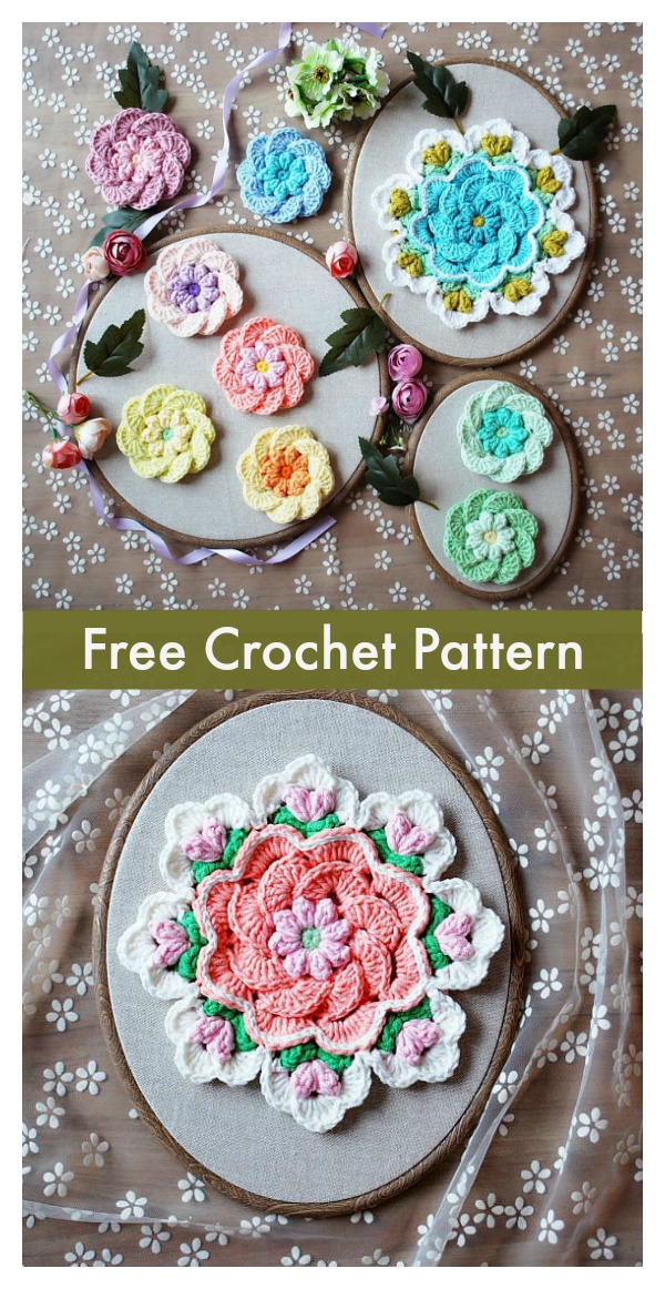 Tropical Delight Flower Free Crochet Pattern