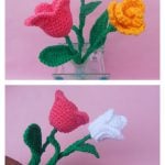 Tulip Flower Free Crochet Pattern