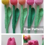 Tulips Flower Free Crochet Pattern