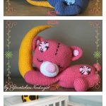 Baby Bear Sleeping on The Moon Crochet Pattern