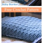 Basket Weave Baby Blanket Free Crochet Pattern